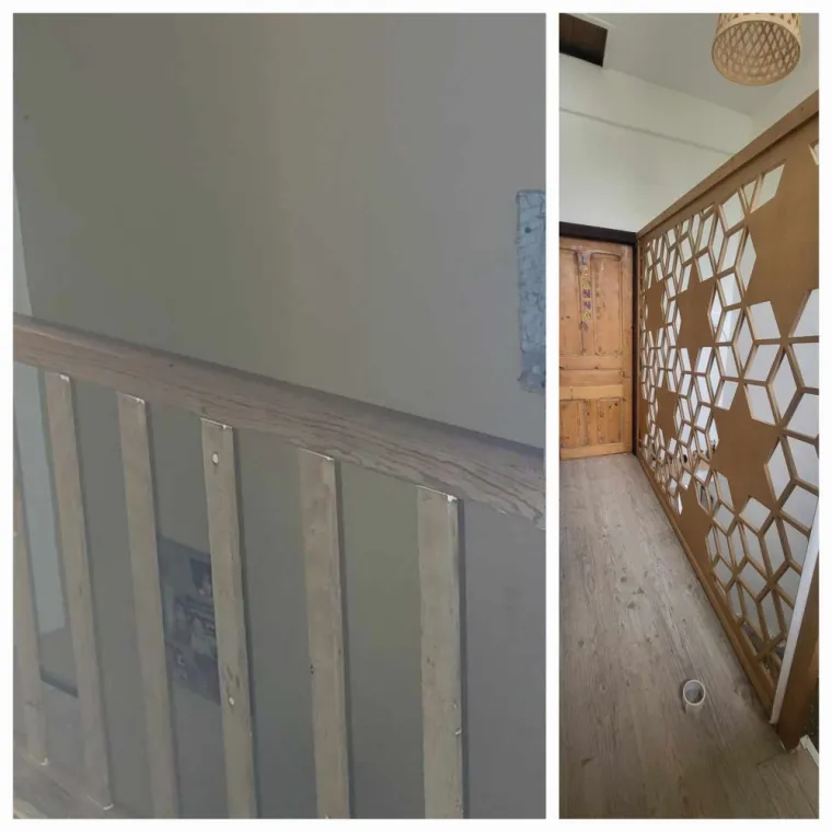 Avant/aprés d'une rénovation de cage d'escaliers à Salindres dans le Gard., Charbonnières-les-Bains, Atelier L'Art Des Choix