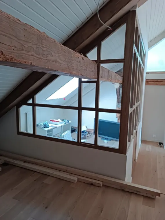 Création d'une verrière sur mesure à Dingy Saint Clair., Charbonnières-les-Bains, Atelier L'Art Des Choix