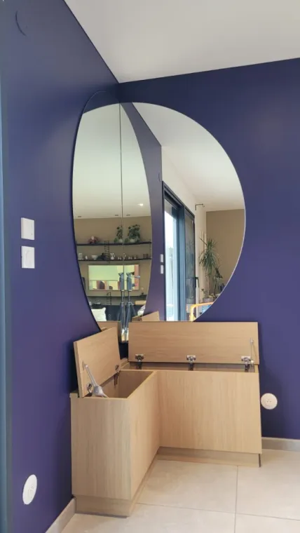 Aménagement sur mesure et haut de gamme d'une maison à Feigéres, Charbonnières-les-Bains, Atelier L'Art Des Choix