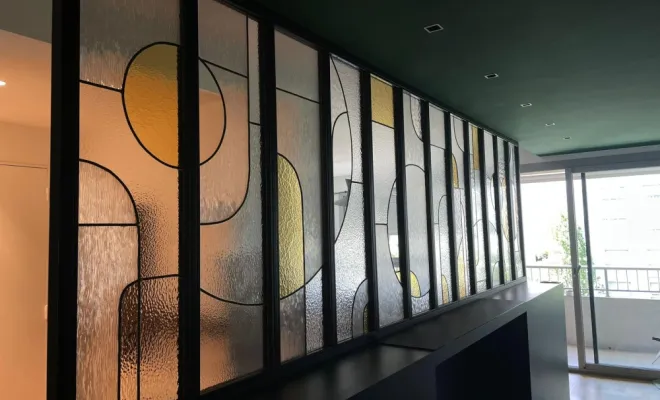 Fabrication et pose d'une verrière sur mesure à Lyon, Charbonnières-les-Bains, Atelier L'Art Des Choix