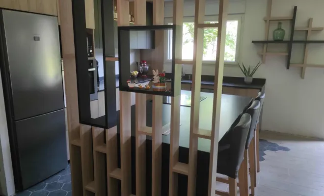 Création sur mesure d'une cuisine moderne et pratique en Isère., Charbonnières-les-Bains, Atelier L'Art Des Choix
