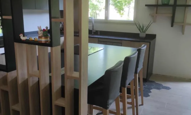 Création sur mesure d'une cuisine moderne et pratique en Isère., Charbonnières-les-Bains, Atelier L'Art Des Choix