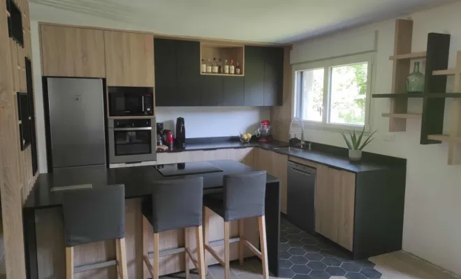 Création sur mesure d'une cuisine moderne et pratique en Isère., Charbonnières-les-Bains, Atelier L'Art Des Choix