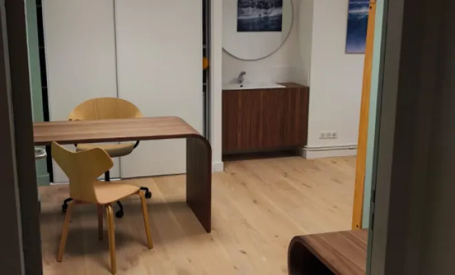 Aménagement sur mesure d'un cabinet d'ostéopathie à Marcy l'étoile., Charbonnières-les-Bains, Atelier L'Art Des Choix