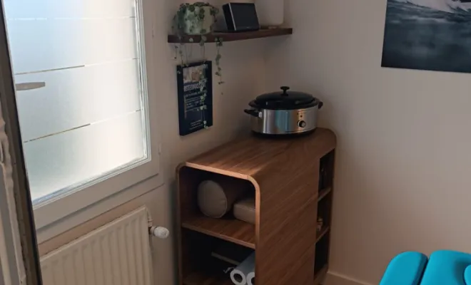 Aménagement sur mesure d'un cabinet d'ostéopathie à Marcy l'étoile., Charbonnières-les-Bains, Atelier L'Art Des Choix