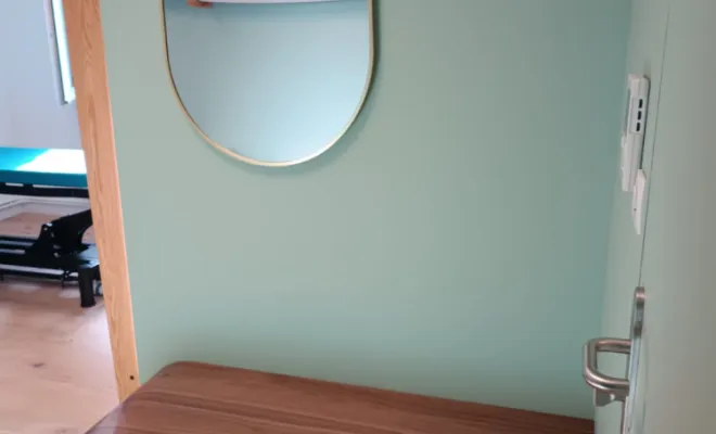 Aménagement sur mesure d'un cabinet d'ostéopathie à Marcy l'étoile., Charbonnières-les-Bains, Atelier L'Art Des Choix