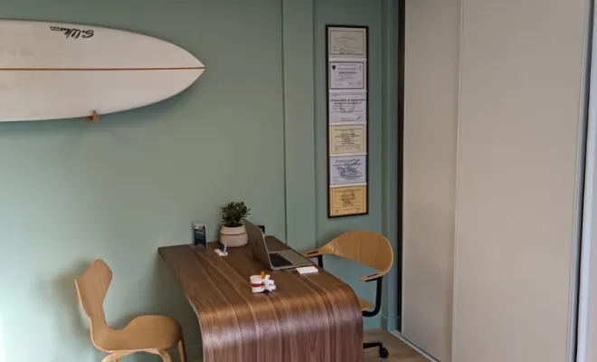 Aménagement sur mesure d'un cabinet d'ostéopathie à Marcy l'étoile., Charbonnières-les-Bains, Atelier L'Art Des Choix