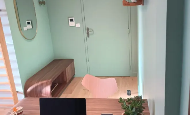 Aménagement sur mesure d'un cabinet d'ostéopathie à Marcy l'étoile., Charbonnières-les-Bains, Atelier L'Art Des Choix