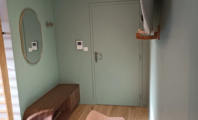 Aménagement sur mesure d'un cabinet d'ostéopathie à Marcy l'étoile., Charbonnières-les-Bains, Atelier L'Art Des Choix