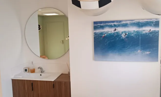 Aménagement sur mesure d'un cabinet d'ostéopathie à Marcy l'étoile., Charbonnières-les-Bains, Atelier L'Art Des Choix