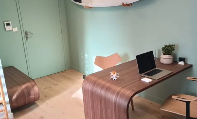 Aménagement sur mesure d'un cabinet d'ostéopathie à Marcy l'étoile., Charbonnières-les-Bains, Atelier L'Art Des Choix