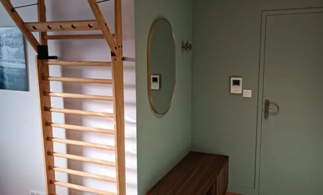 Aménagement sur mesure d'un cabinet d'ostéopathie à Marcy l'étoile., Charbonnières-les-Bains, Atelier L'Art Des Choix