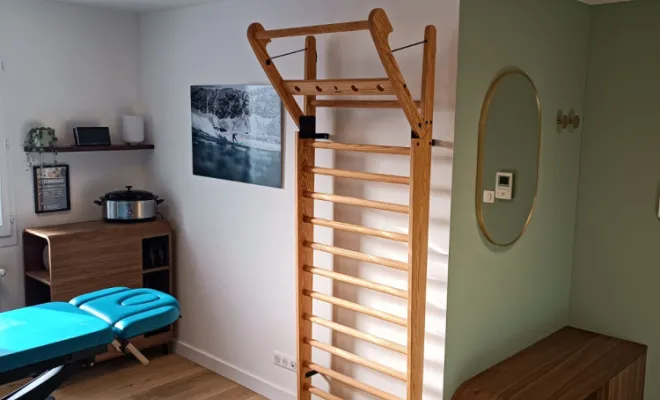 Aménagement sur mesure d'un cabinet d'ostéopathie à Marcy l'étoile., Charbonnières-les-Bains, Atelier L'Art Des Choix